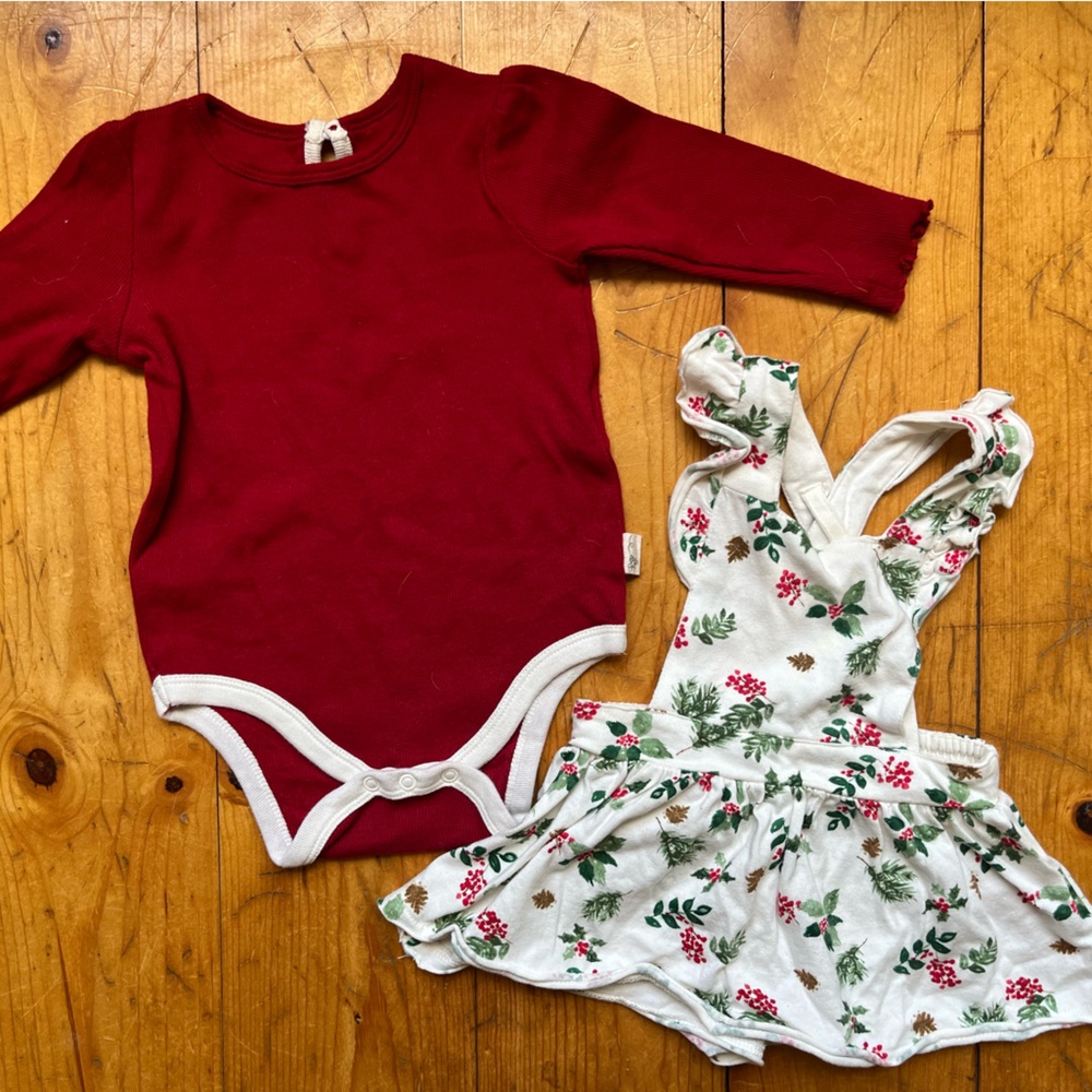 Burt’s Bees Christmas Dress Set